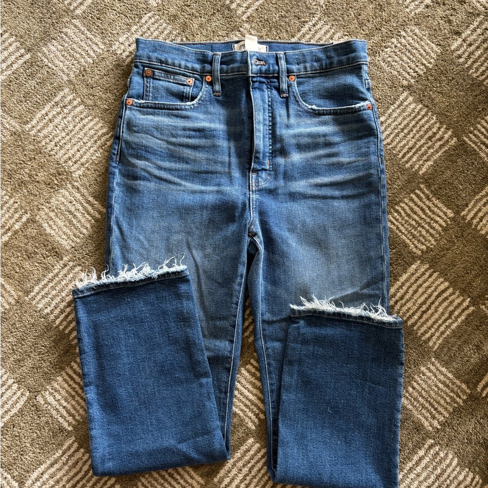 Madewell Denim Slim Demi- Boot Jeans